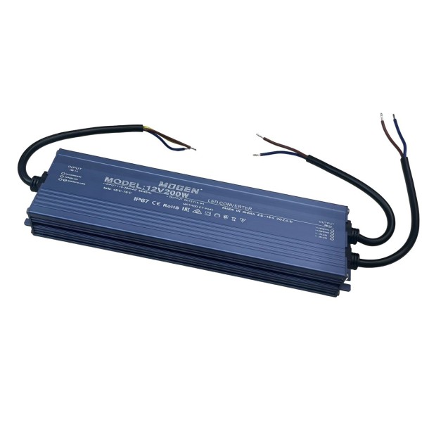 DC12V-200W WATERPROOF LED POWER SUPPLY IP67