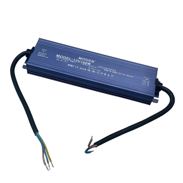 DC12V-100W WATERPROOF LED POWER SUPPLY IP67