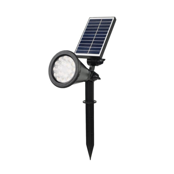 LED SOLAR GARDEN SPIKE LIGHT-18WATTS-WARM WHITE