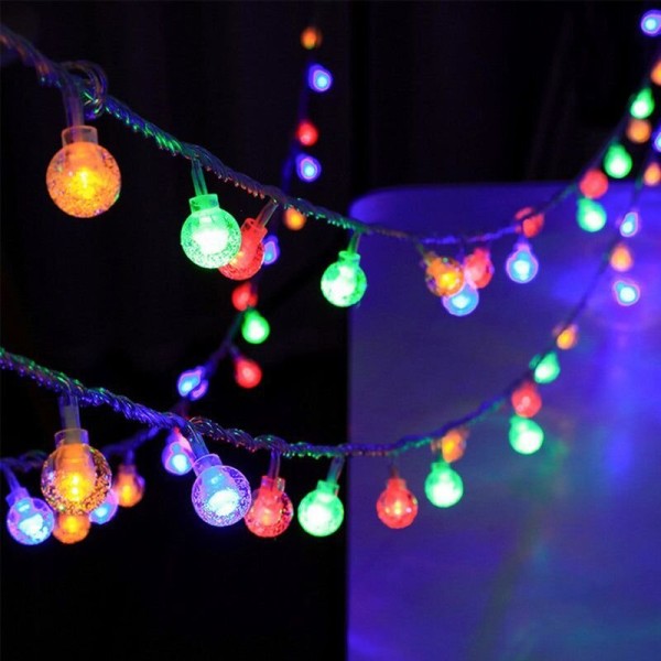 LED CRYSTAL BUBBLE BALL FAIRY STRING LIGHTS 50M-MULTICOLOR