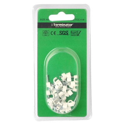 TERMINATOR CABLE CLIPS 4MM...