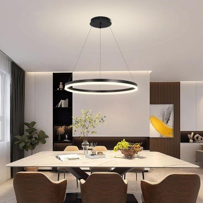 MODERN LED RING CHANDELIER...