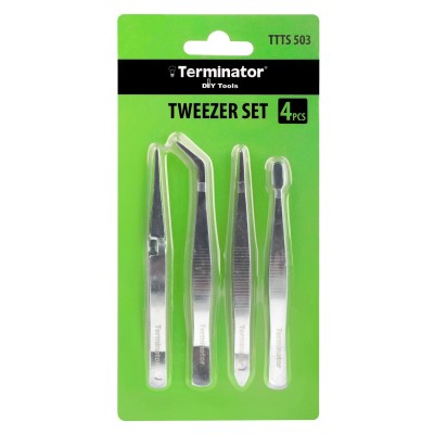 TERMINATOR TWEEZER SET 4PCS