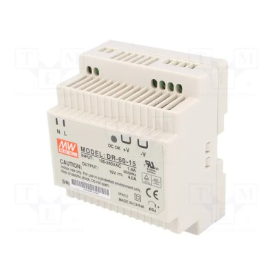 MEAN WELL DR-60-15 AC TO DC...