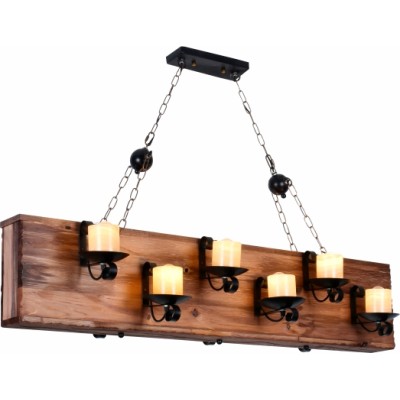 OUTDOOR WOODEN PENDANT LAMP