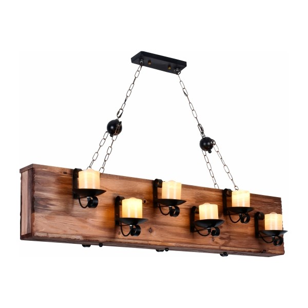 OUTDOOR WOODEN PENDANT LAMP