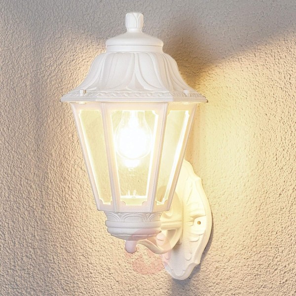 Fumagalli "Bisso Anna" Outdoor Wall Light E27 IP55 White