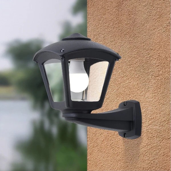 Fumagalli "Nardo Roby" Wall Lantern E27 IP55 Black