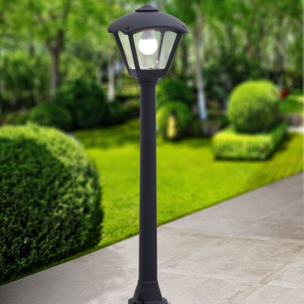 Fumagalli "Giaffa Roby" Post Lantern 94.5CM E27 IP55 Black