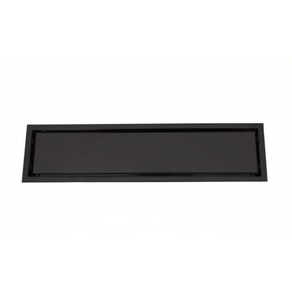 Siena Ceramic Linear Drain 600x100mm Black