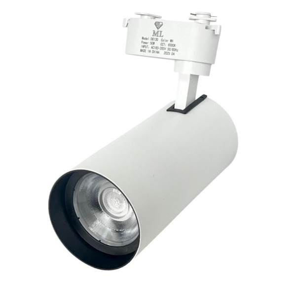 LED TRACK LIGHT 50WATT WHITE BODY 4000K