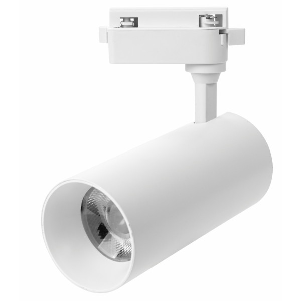 COB LED Foldable Track Light - 30Watt - White Body - Warm white