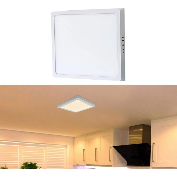 Surface LED Panel Light 30Watt - Square - White
