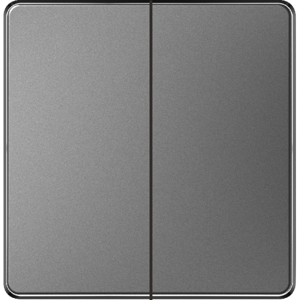 2 GANG 2 WAY PLATE SWICTH - GRAY