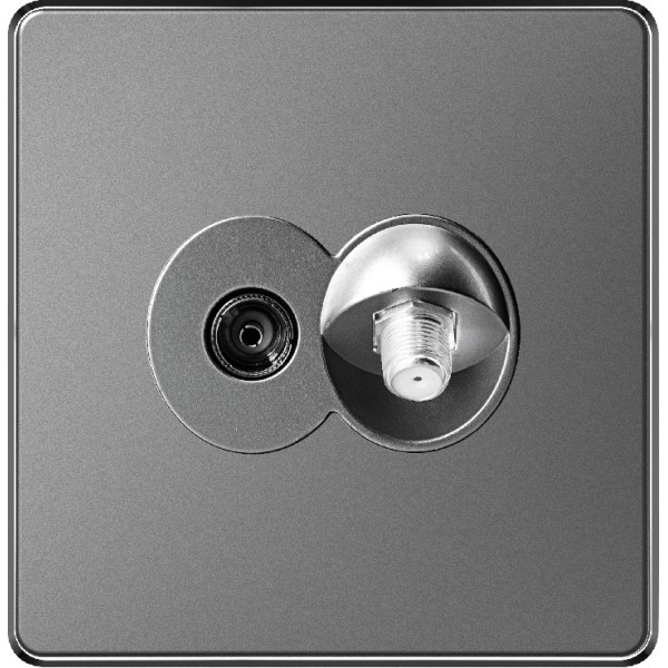 SATELLITE SOCKET - GRAY