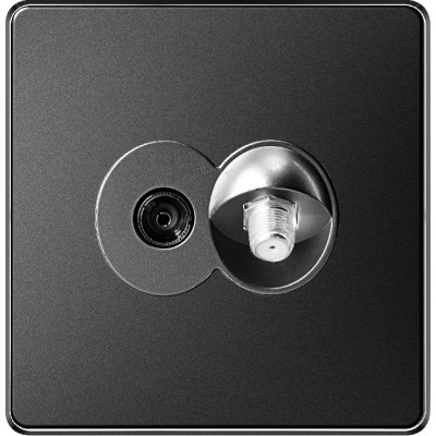 SATELLITE SOCKET - BLACK