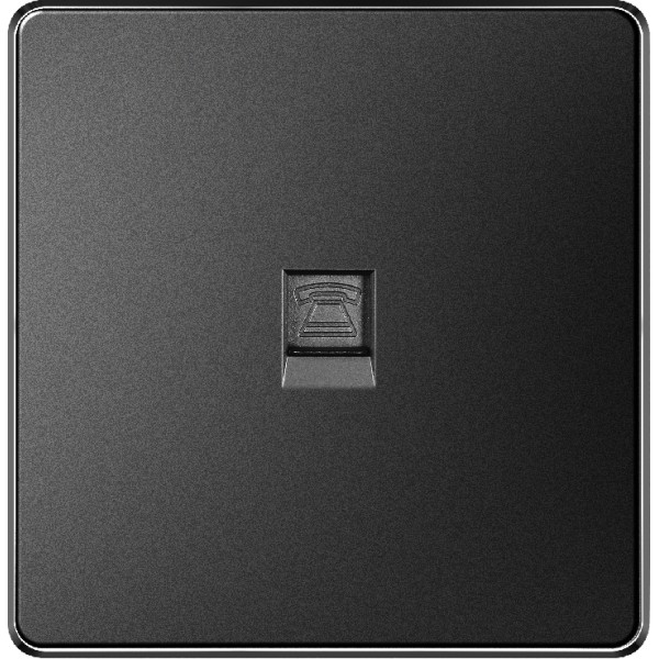 TELEPHONE SOCKET - BLACK