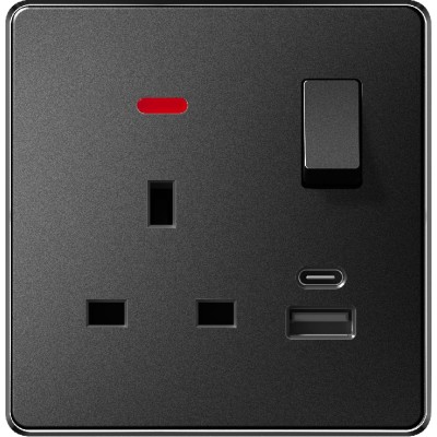 13A 1 GANG SWITCH + SOCKET...