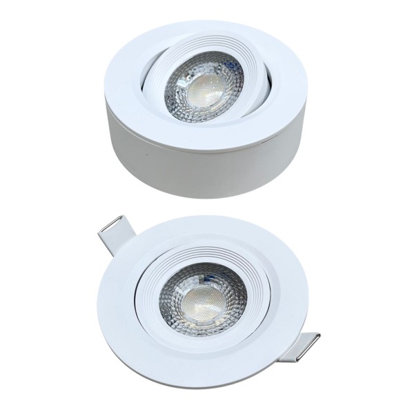 Dual-Use Selection Downlight Surface/Recessed Mounted 6W 3Color