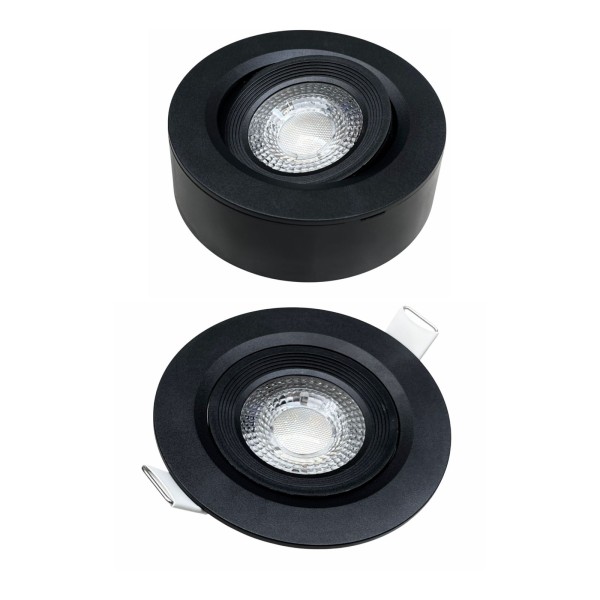 Dual-Use Selection Downlight Surface/Recessed Mounted 6W 3Color