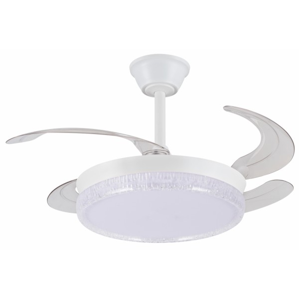 LED Ceiling Fan Lamp with Remote 72W 3000K-6000K