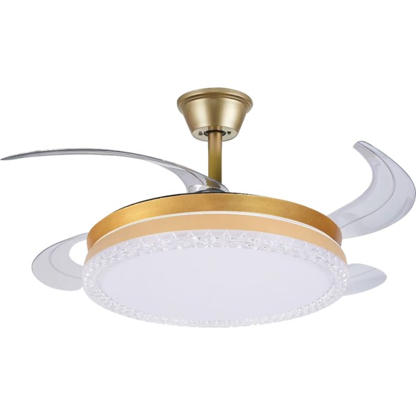 LED Ceiling Fan Lamp with Remote 72W 3000K-6000K