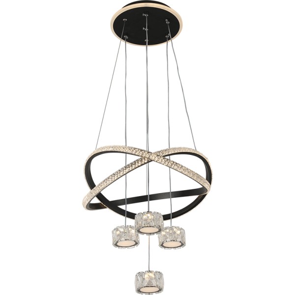 LED Pendant Light 100Watt Black Body 3Color 40CM