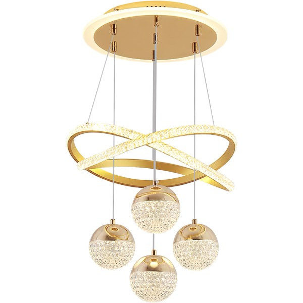 LED Pendant Light 110Watt Gold Body 3Color 40CM