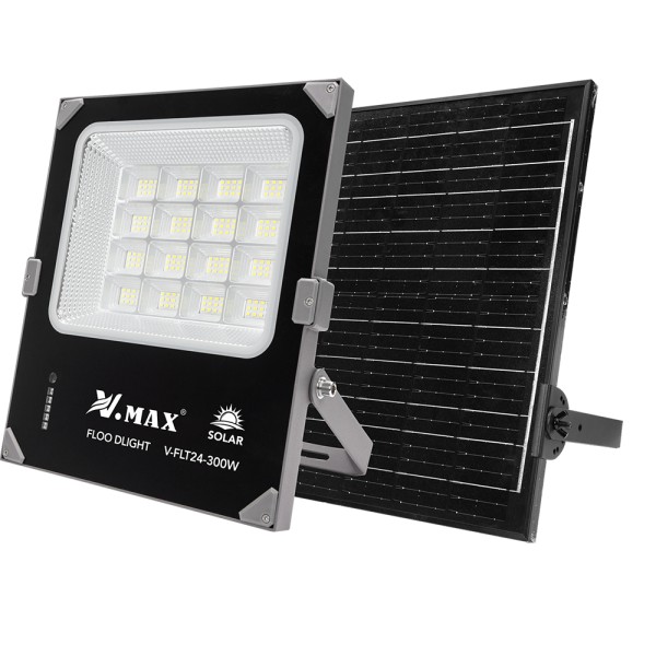 LED SOLAR FLOOD LIGHT-300WATT-WHITE