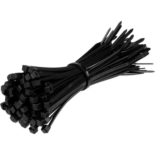 CABLE TIE IN BLACK COLOR 500X4.8MM - 100PCS