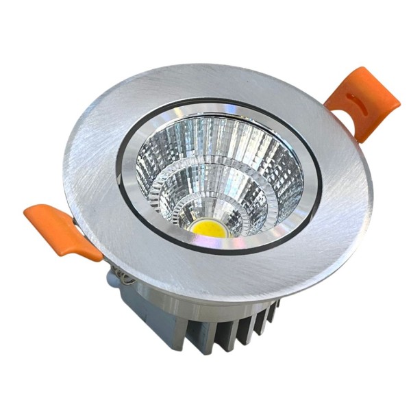 LED Spotlight 10Watts Silver Body White (6500K)