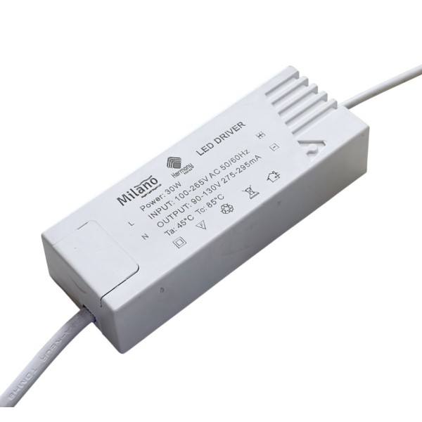 Milano 30W LED Driver (90-130V 275-295mA)