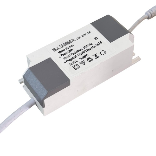 Illumina 30W LED Driver (90-120VDC 260mA)