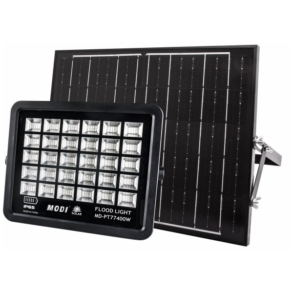 SOLAR LED FLOOD LIGHT-400WATT-WARM WHITE 3000K