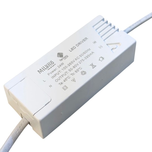 Milano 24W LED Driver (50-80V 275-295mA)