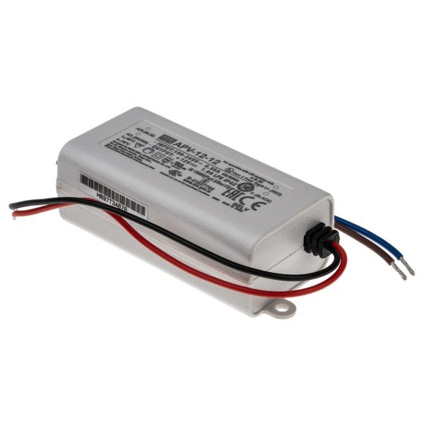 MEAN WELL 12V-12W LED DRIVER 1A - IP42