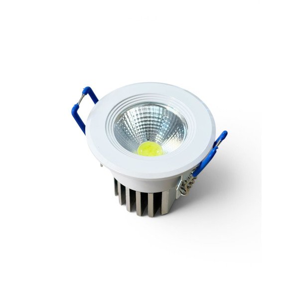 COB LED Spotlight 3Watt White Body - White 6500K