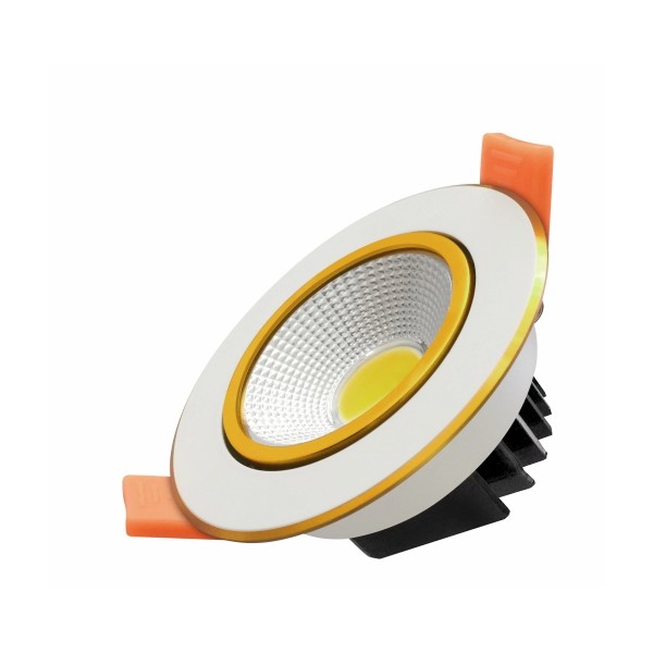 LED SPOTLIGHT-7WATTS-GD BODY-WHITE