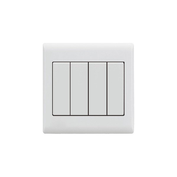 4 GANG 2 WAY SWITCH-IVORY SERIES