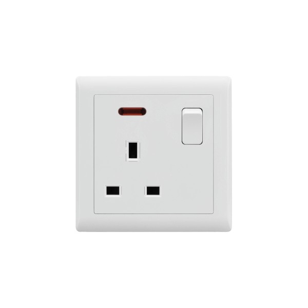 13A SOCKET WITH SWITCH-IVORY SERIES