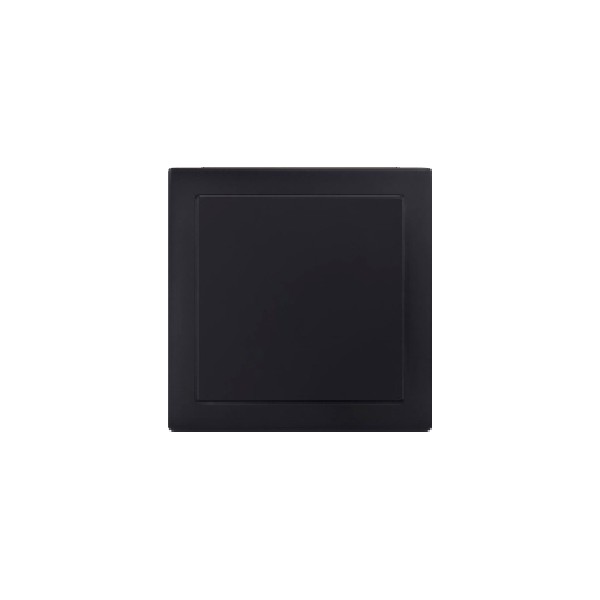 BLANK PLATE 3x3-BLACK SERIES